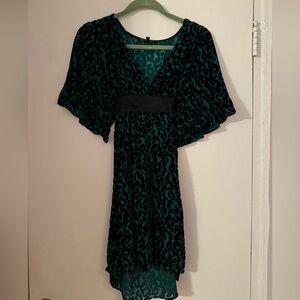 Betsey Johnson Cheetah Print Dress size 4